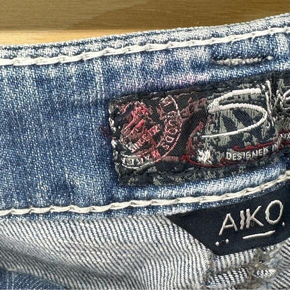 Silver Jeans Aiko Mid Capri denim stretch jeans mid rise women’s size 25 - Picture 13 of 13